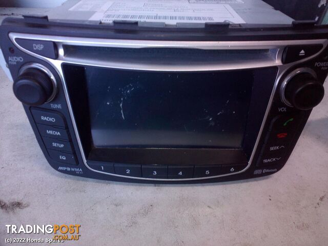 2013 HYUNDAI - ACCENT Radio/Cd/Dvd/Sat/Tv