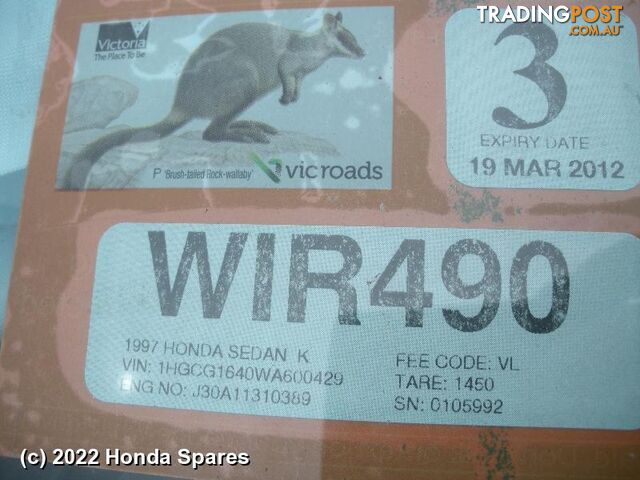 Abs Sensor 1997 HONDA ACCORD
