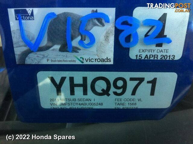 2011 MITSUBISHI - LANCER Bonnet Hinge/Strut
