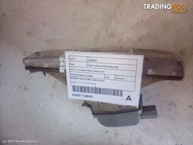 1989 HONDA - LEGEND Right Indicator/Fog/Side