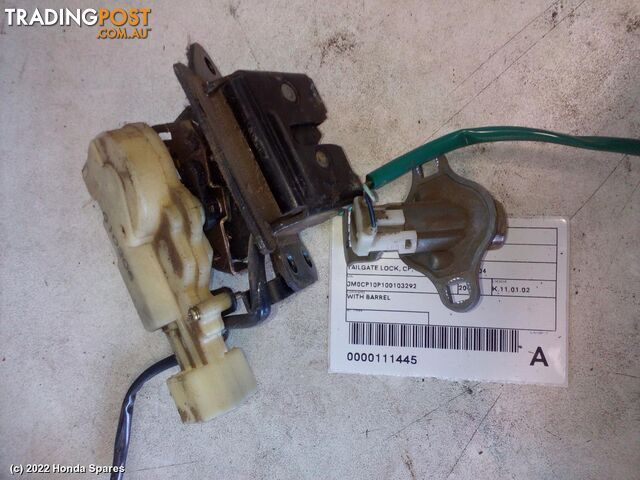 Door/Boot/Gate Lock 2001 MAZDA PREMACY