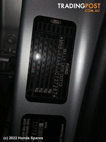 Door/Boot/Gate Lock 2013 FORD FIESTA