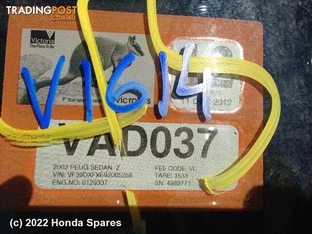 2002 PEUGEOT - 607 Rear Coil Spring