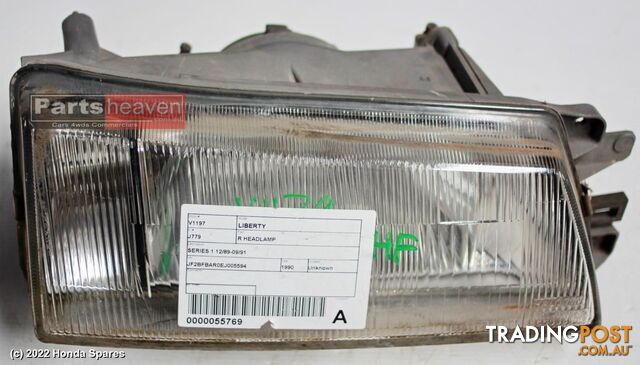 1990 SUBARU - LIBERTY Right Headlamp