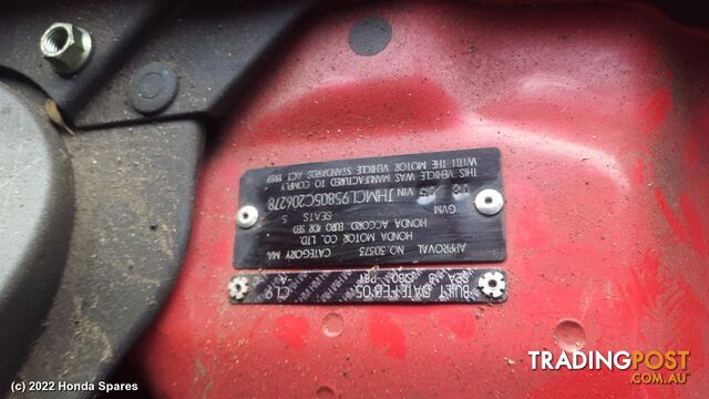 2004 HONDA - ACCORD Right Front Door
