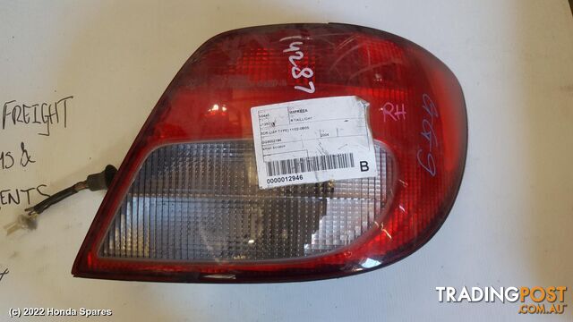 2002 SUBARU - IMPREZA Right Taillight