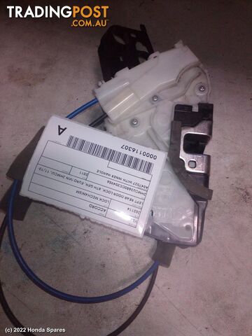 Door/Boot/Gate Lock 2011 HONDA ACCORD