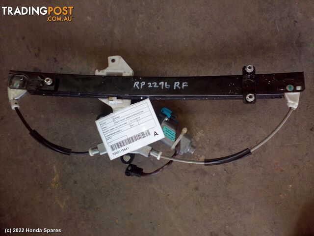 2011 HOLDEN - BARINA Right Front Window Reg/Motor