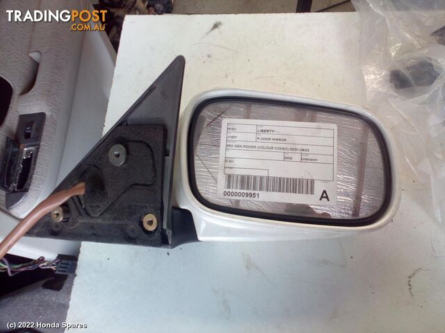 2002 SUBARU - LIBERTY Right Door Mirror