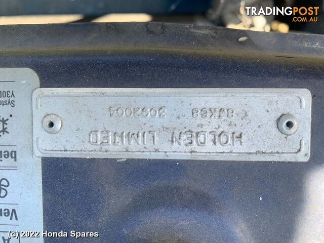 2004 HOLDEN - VECTRA Bootlid/Tailgate