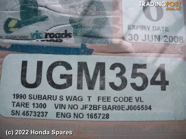 1990 SUBARU - LIBERTY Right Driveshaft