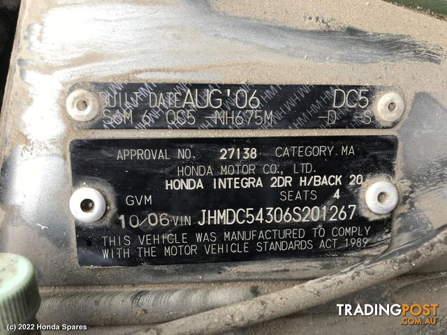 2005 HONDA - INTEGRA Right Front Hub Assembly - photo 5 of 32