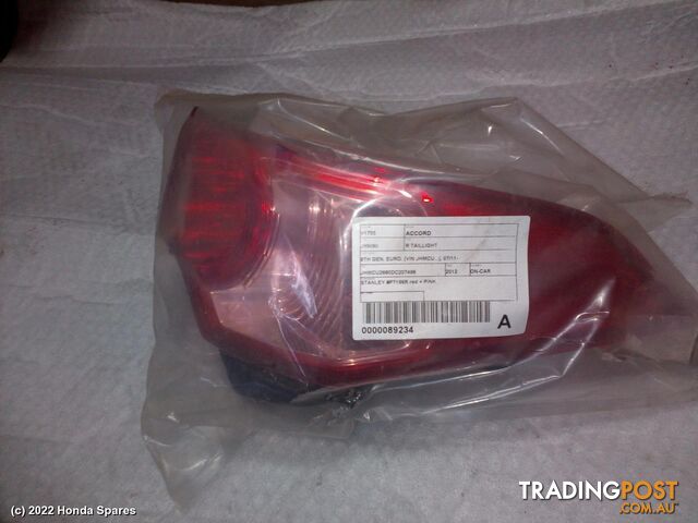 2012 HONDA - ACCORD Right Taillight