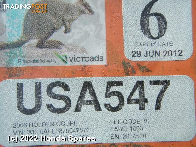 2006 HOLDEN - ASTRA Tyre