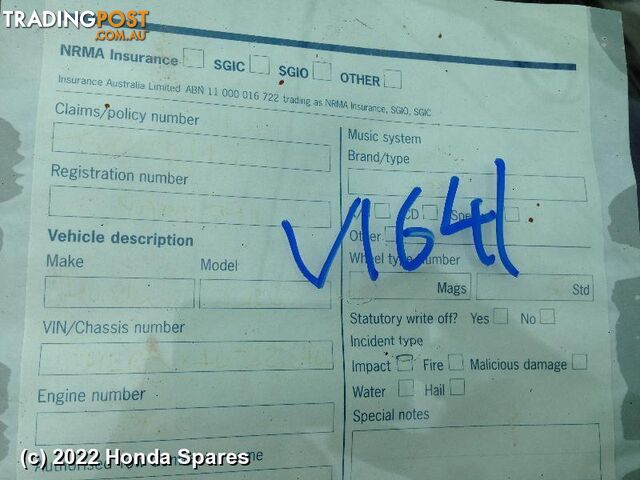 Door/Boot/Gate Lock 2000 HONDA CRV