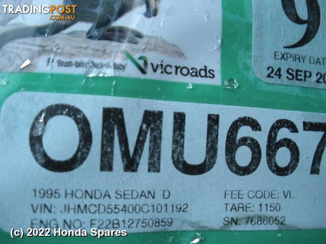 1995 HONDA - ACCORD Right Front Strut
