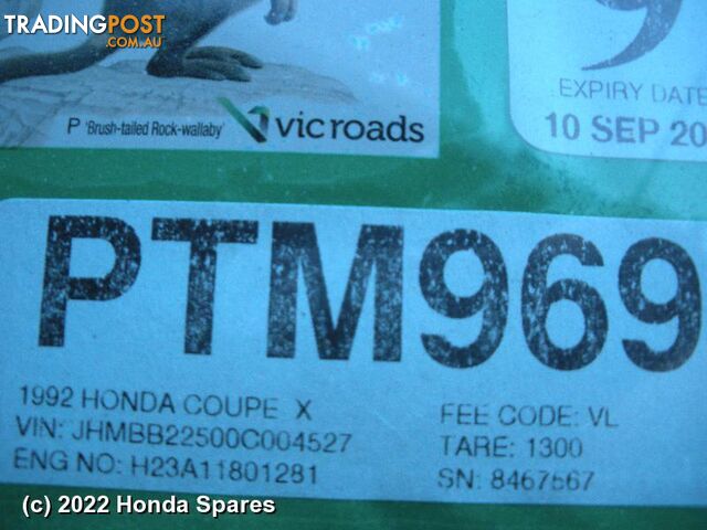 1992 HONDA - PRELUDE Right Rear Trailing Arm