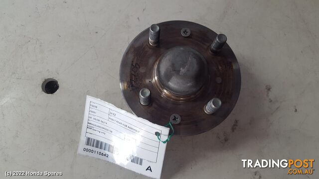 2008 HONDA - JAZZ Right Rear Hub Assembly