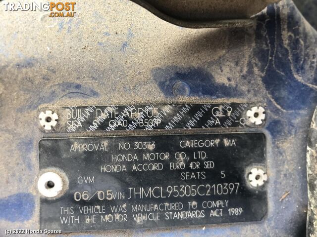 2004 HONDA - ACCORD Wheel Mag