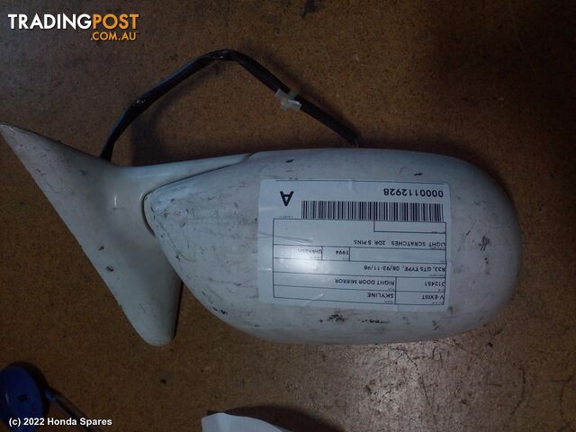 1994 NISSAN - SKYLINE Right Door Mirror