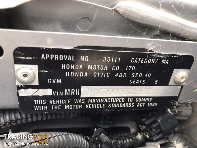 2008 HONDA - CIVIC Instrument Cluster