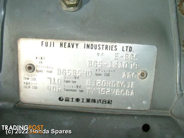 1996 SUBARU - LIBERTY Right Front Window Reg/Motor - photo 1 of 17