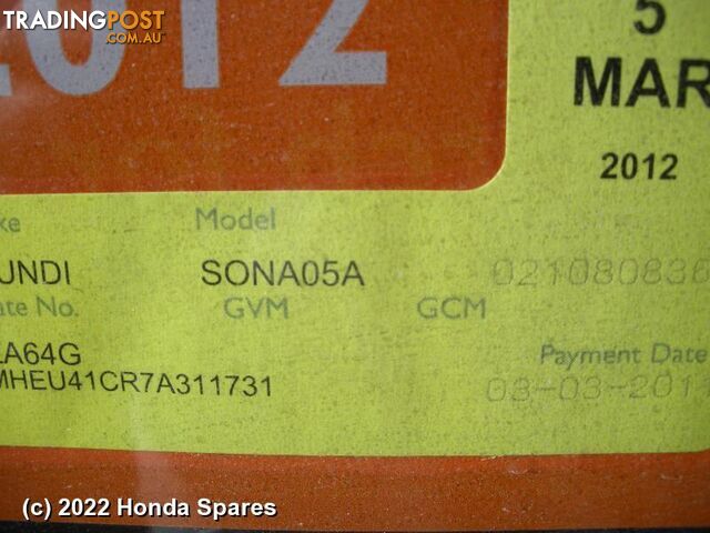 2007 HYUNDAI - SONATA Radio/Cd/Dvd/Sat/Tv