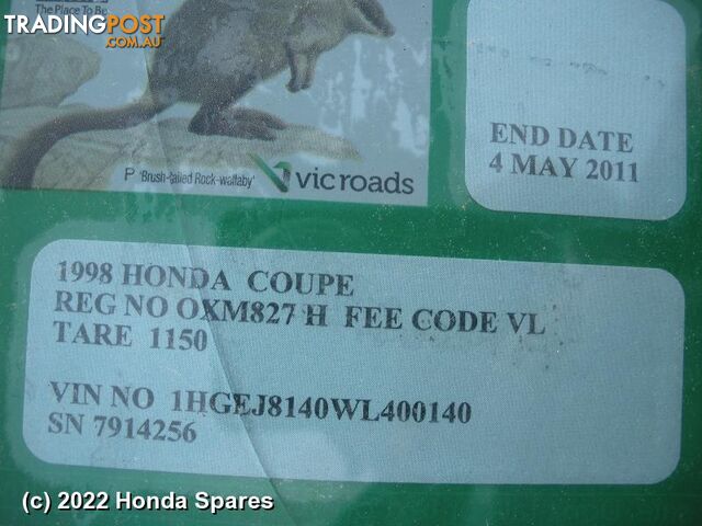 Abs Sensor 1998 HONDA CIVIC