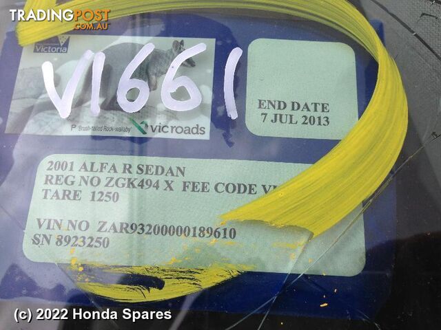 2001 ALFA ROMEO - 156 Right Indicator/Fog/Side
