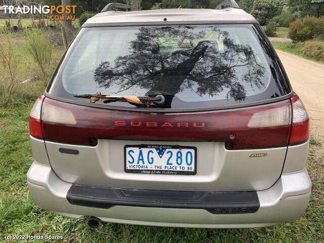 2000 SUBARU - LIBERTY Right Rear Wnd Reg/Motor - photo 5 of 18