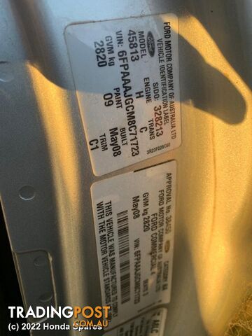 Door/Boot/Gate Lock 2009 FORD FALCON - photo 4 of 15