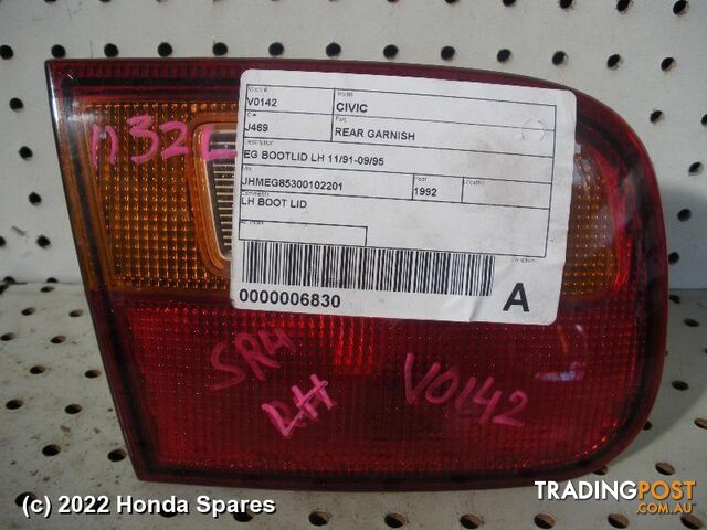 1992 HONDA - CIVIC Rear Garnish