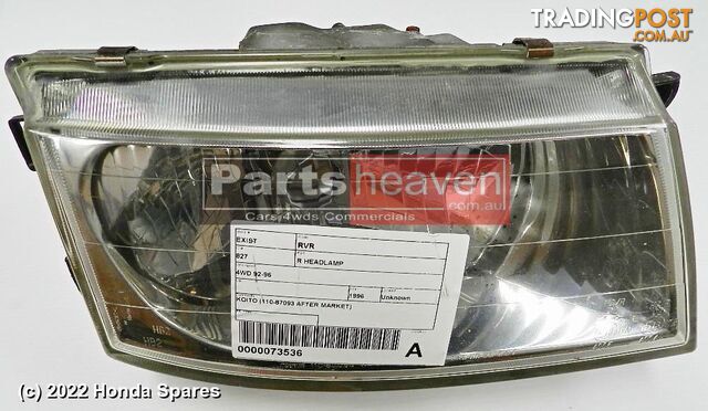 1996 MITSUBISHI - RVR Right Headlamp