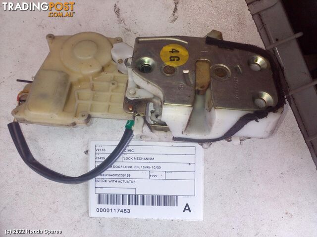 Door/Boot/Gate Lock 1999 HONDA CIVIC