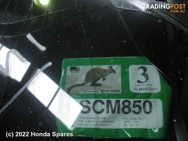 Door/Boot/Gate Lock 2002 HONDA JAZZ