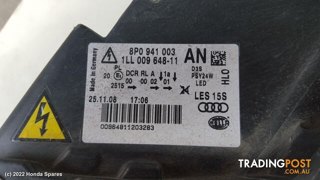 2009 AUDI - A3 Left Headlamp