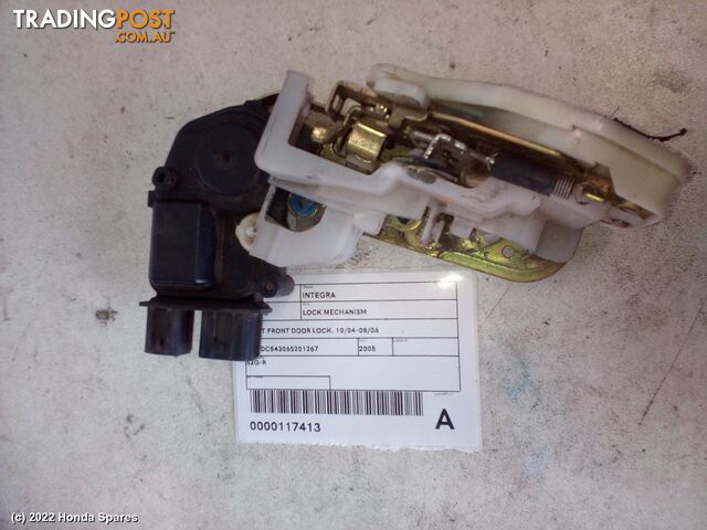 Door/Boot/Gate Lock 2005 HONDA INTEGRA