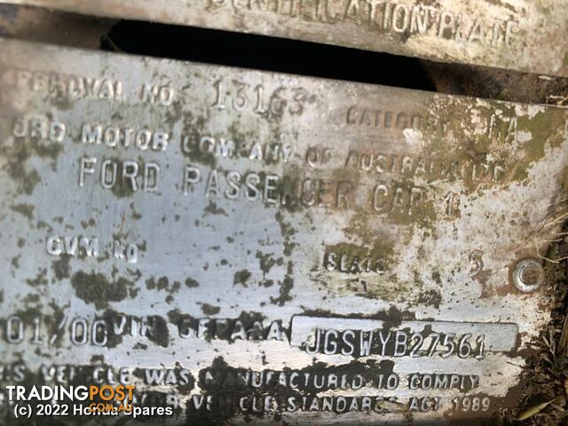 2000 FORD - FALCON RIGHT_REAR_DOOR_SLIDING
