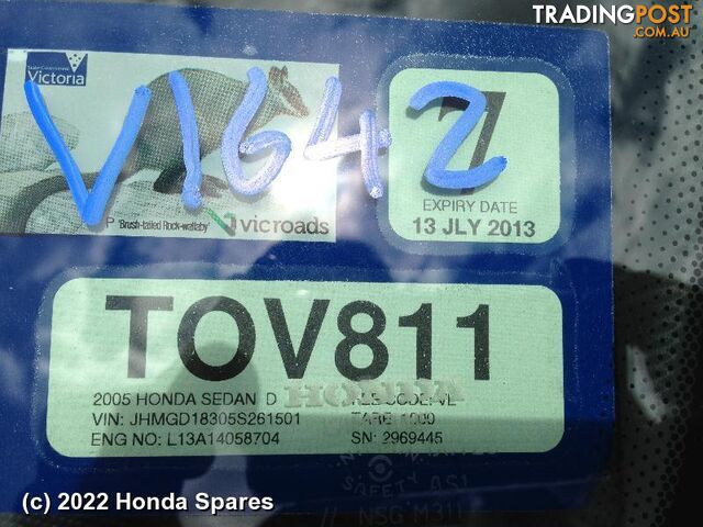 2005 HONDA - JAZZ Wire Harness