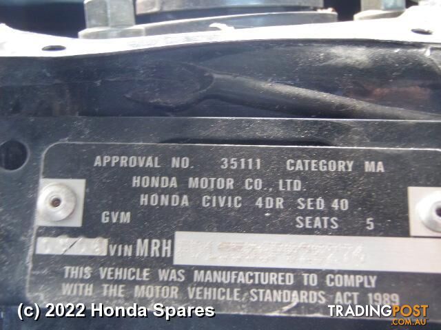 Door/Boot/Gate Lock 2006 HONDA CIVIC