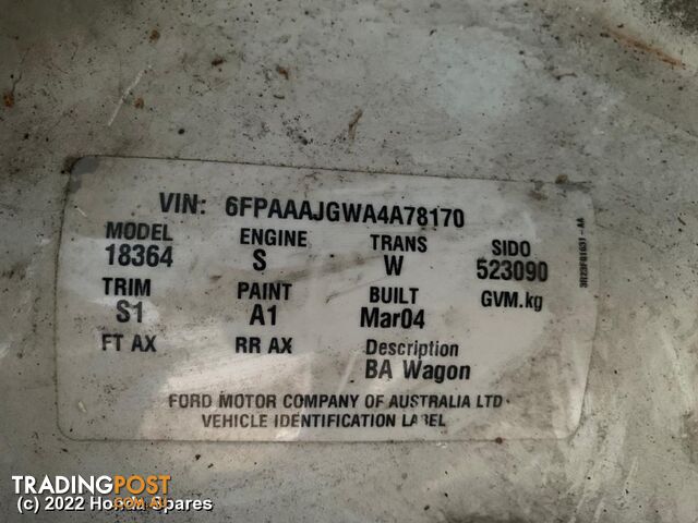 2004 FORD - FALCON Right Front Lower Control Arm - photo 3 of 15