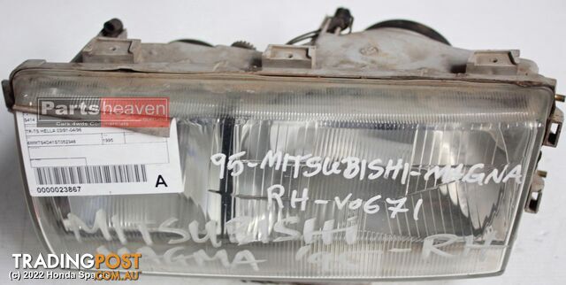 1995 MITSUBISHI - MAGNA Right Headlamp