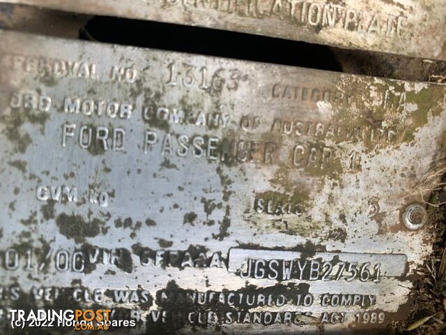 2000 FORD - FALCON Rear Bumper