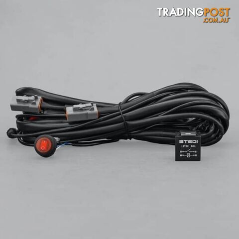 STEDI Dual Connector Plug & Play SMARt Harness High Beam Driving Light