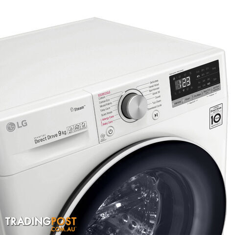 LG 9kg Front Load Washing Machine with Steam WV5-1409W - WV5-1409W - 70kg - photo 4 of 7