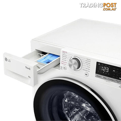 LG 8kg Front Load Washing Machine WV5-1208W - WV5-1208W - 64kg