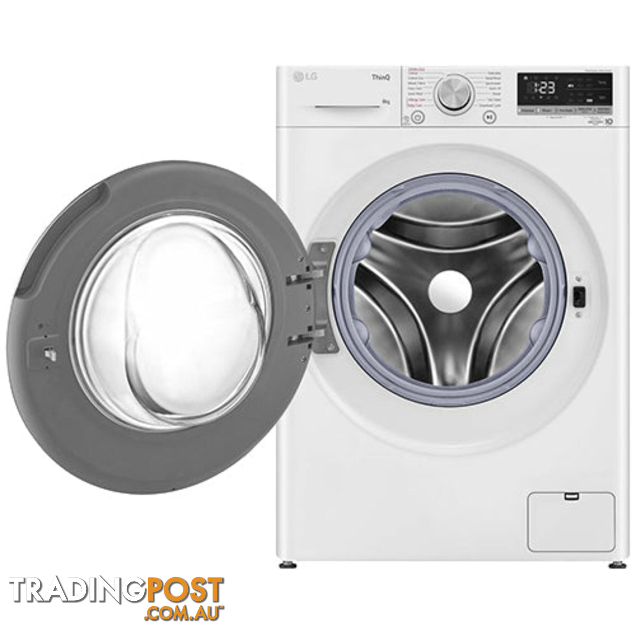 LG 8kg Front Load Washing Machine WV5-1208W - WV5-1208W - 64kg