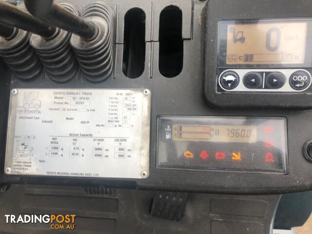 2016 8 Series Toyota 1.8 Ton forklift. - photo 2 of 2