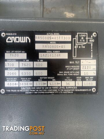 Crown Reach Forklift - photo 5 of 5