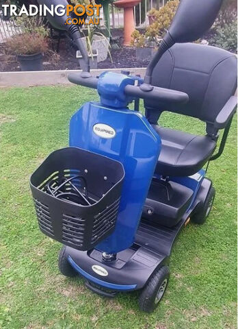 Equipmed Pathline MID-Sized Electric Mobility Scooter-Blue